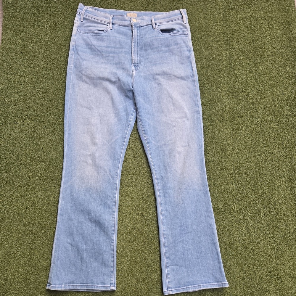 Mother Jeans Women's Size 34 Light Blue The Hustler Ankle